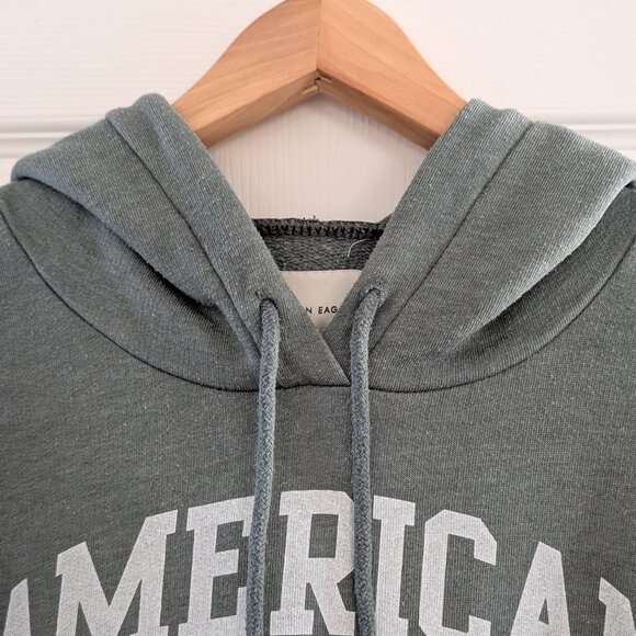 American Eagle Forever graphic hoodie green size XS - Picture 3 of 16